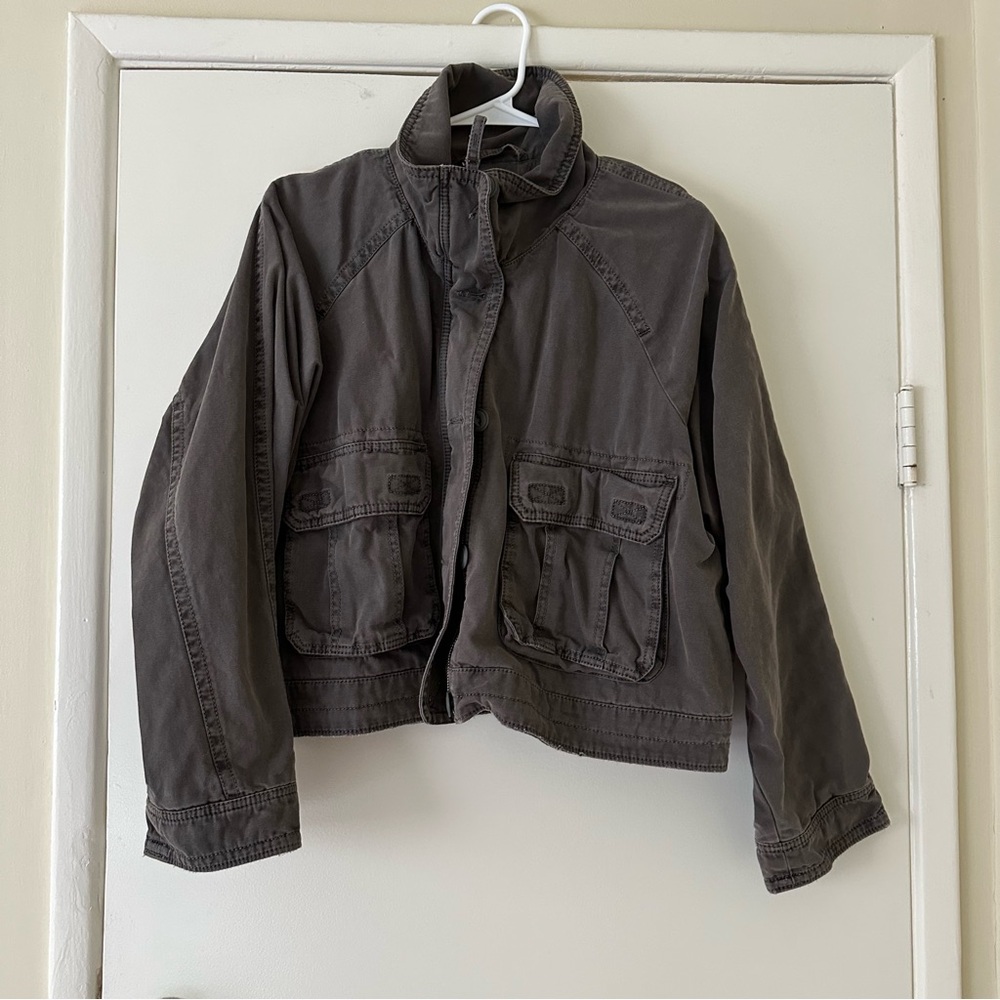 American Eagle Outfitters Charcoal Jacket